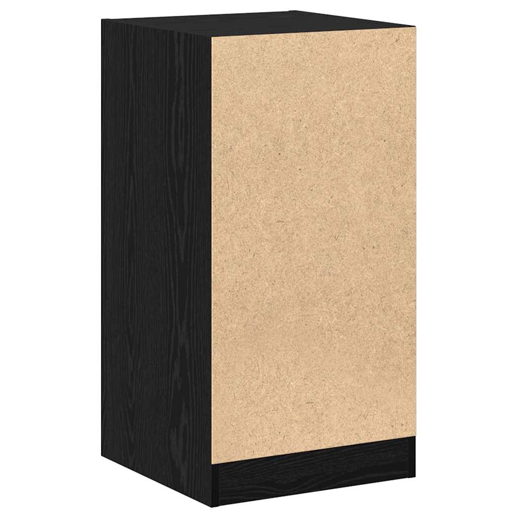 Apotekskap Svart Eik 40 X 41 X 77.5 Cm Konstruert Tre