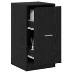 Apotekskap Svart Eik 40 X 41 X 77.5 Cm Konstruert Tre