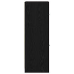 Apotekskap Svart Eik 40 X 41 X 118 Cm Konstruert Tre