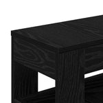 Baderomsinnredningssett Med Hjul Svart Eik 65 X 23 X 87 Cm