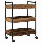 Kjøkkenvogn Gammelt Tre 50 X 30 X 70 Cm Konstruert Tre