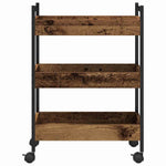Kjøkkenvogn Gammelt Tre 50 X 30 X 70 Cm Konstruert Tre