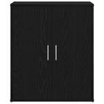 Skjenk Svart Eik 60X31X70 Cm Konstruert Tre