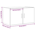 Veggskap Artisan Eik 70 X 42.5 X 40 Cm Konstruert Tre