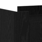 Serviesskap Svart Eik 45 X 35 X 75 Cm