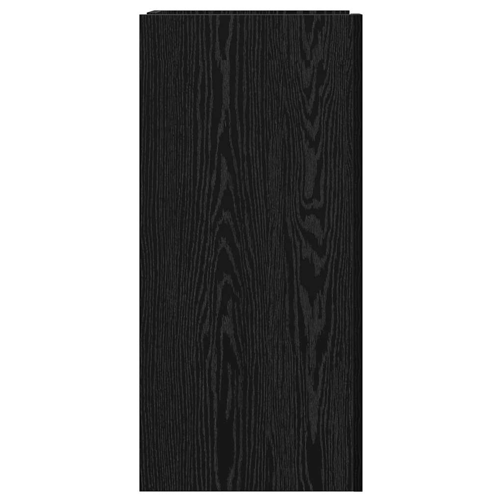 Serviesskap Svart Eik 45 X 35 X 75 Cm