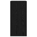 Serviesskap Svart Eik 45 X 35 X 75 Cm