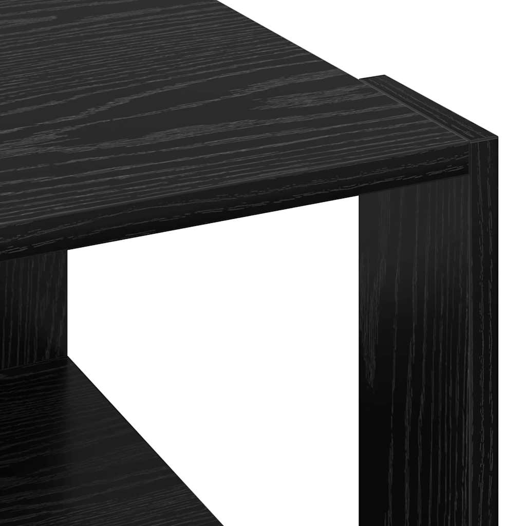Kaffebord Svart Eik 51,5 X 51,5 X 30 Cm Konstruert Tre