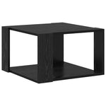 Kaffebord Svart Eik 51,5 X 51,5 X 30 Cm Konstruert Tre