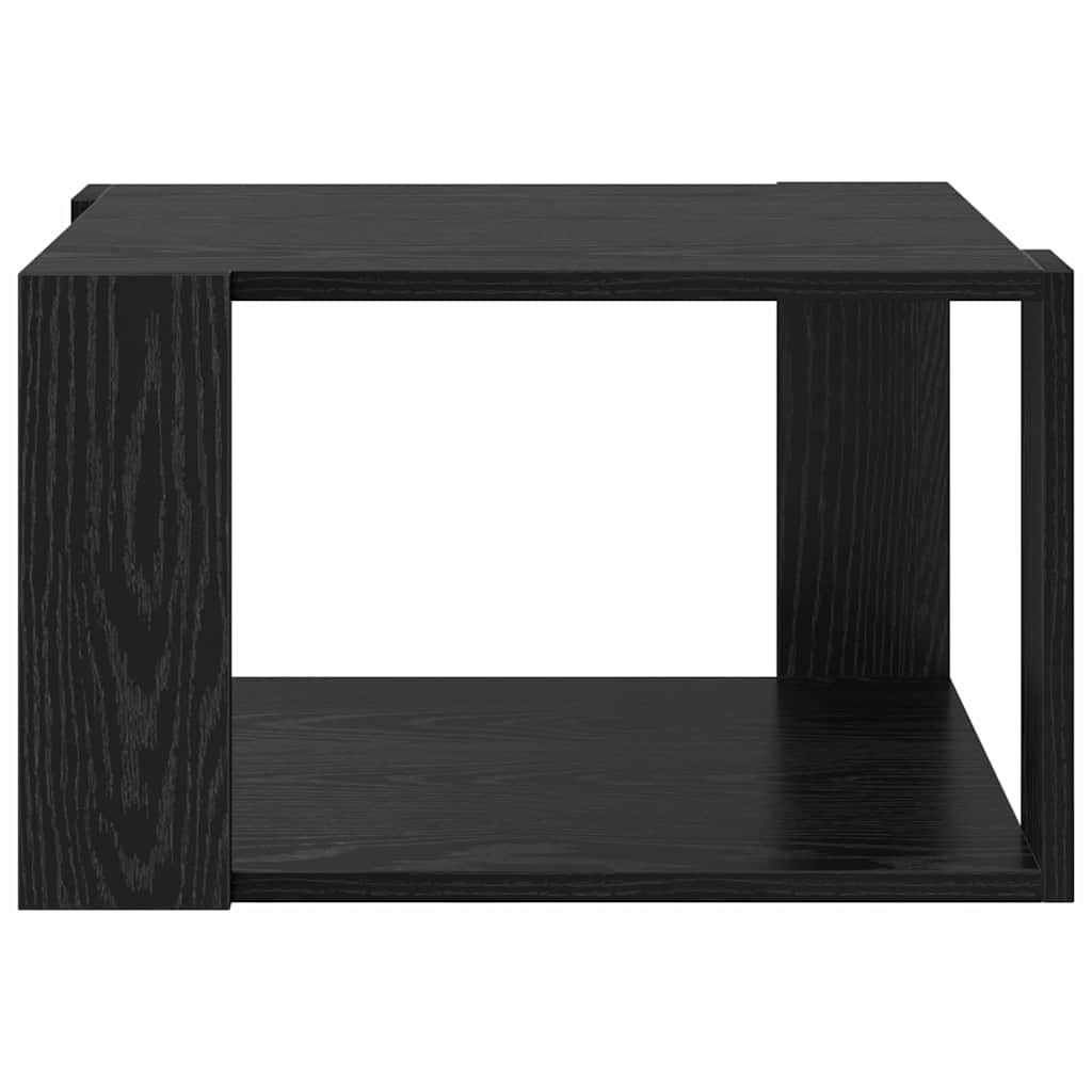 Kaffebord Svart Eik 51,5 X 51,5 X 30 Cm Konstruert Tre