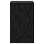 Planteholder 2 Pcs Svart Eik 30 X 30 X 50 Cm Konstruert Tre