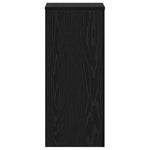 Planteholder 2 Pcs Svart Eik 30 X 30 X 70 Cm Konstruert Tre