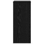 Planteholder 2 Pcs Svart Eik 30 X 30 X 70 Cm Konstruert Tre