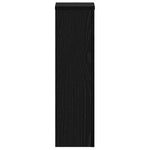 Planteholder 2 Pcs Svart Eik 17 X 17 X 60 Cm Konstruert Tre