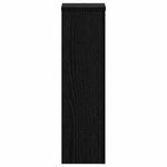 Planteholder 2 Pcs Svart Eik 17 X 17 X 60 Cm Konstruert Tre