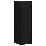 Planteholder 2 Pcs Svart Eik 25 X 25 X 80 Cm Konstruert Tre