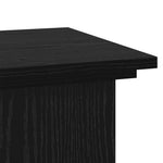 Planteholder Svart Eik 33 X 33 X 60 Cm Konstruert Tre