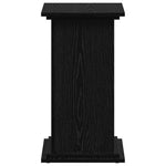 Planteholder Svart Eik 33 X 33 X 60 Cm Konstruert Tre