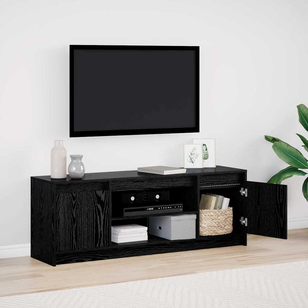 Tv Enheter Svart 139,5 X 34 X 50 Cm Konstruert Tre