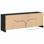 Tv Enheter Svart 139,5 X 34 X 50 Cm Konstruert Tre