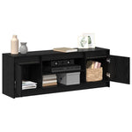 Tv Enheter Svart 139,5 X 34 X 50 Cm Konstruert Tre