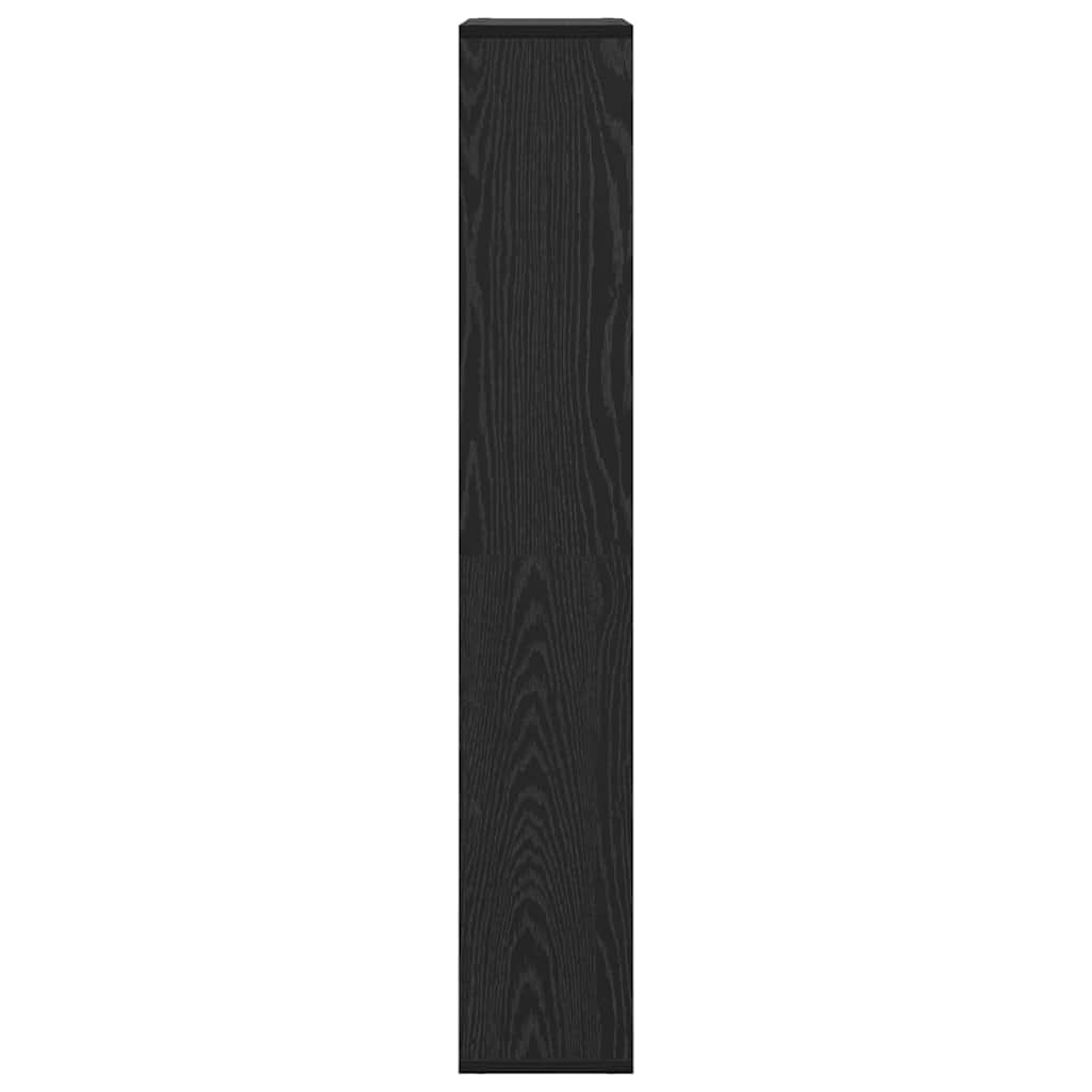 Bokskap Svart Eik 60 X 20 X 102,5 Cm Konstruert Tre