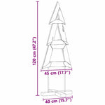 Juletre Med Stativ Brun 120 Cm Heltre Teak