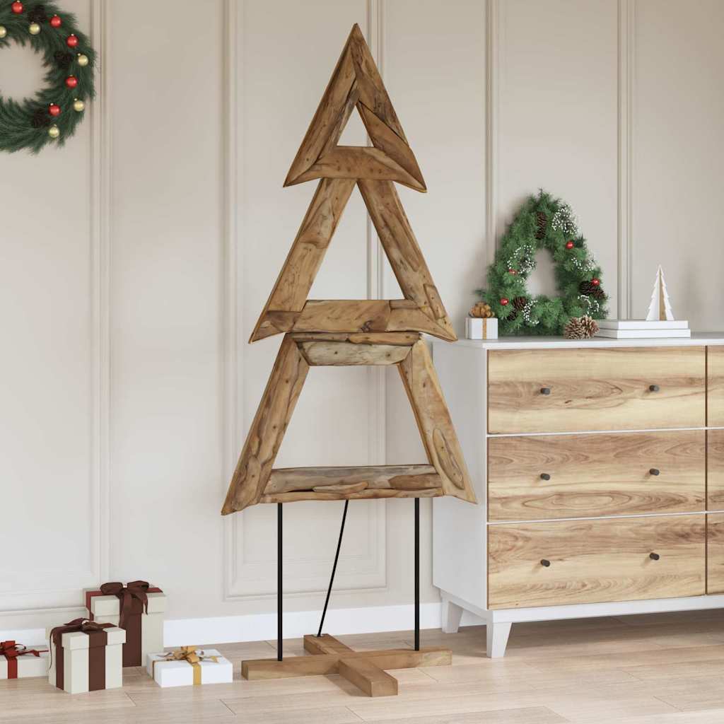 Juletre Med Stativ Brun 180 Cm Heltre Teak