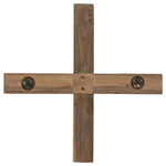 Juletre Med Stativ Brun 90 Cm Heltre Teak