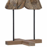 Juletre Med Stativ Brun 120 Cm Heltre Teak