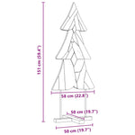 Juletre Med Stativ Brun 150 Cm Heltre Teak