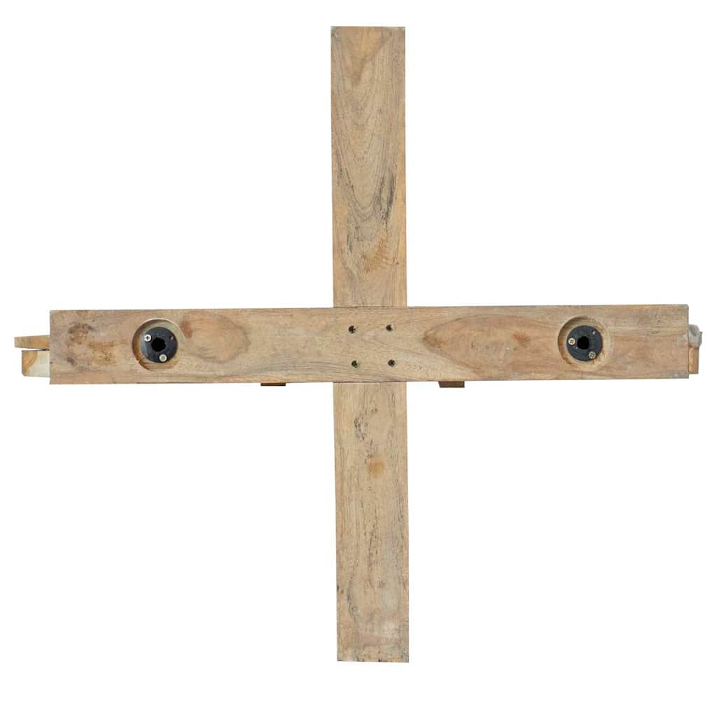 Juletre Med Stativ Brun 180 Cm Heltre Teak