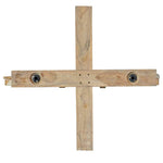 Juletre Med Stativ Brun 180 Cm Heltre Teak