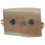 Juletre Stjerne Brun 30 X 5 X 45 Cm Massivt Teaktre