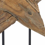 Juletre Stjerne Brun 45 X 5 X 60 Cm Massivt Teaktre