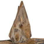 Juletre Stjerne Brun 60 X 5 X 75 Cm Massivt Teaktre