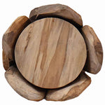 Juletre Med Stativ Brun 80 Cm Heltre Teak