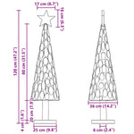 Juletre Med Stativ Brun 120 Cm Heltre Teak