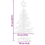 Juletre Med Stativ Brun 90 Cm Heltre Teak