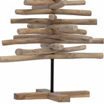 Juletre Med Stativ Brun 120 Cm Heltre Teak