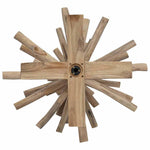 Juletre Med Stativ Brun 120 Cm Heltre Teak