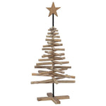 Juletre Med Stativ Brun 120 Cm Heltre Teak
