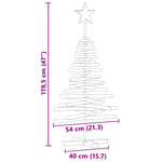 Juletre Med Stativ Brun 120 Cm Heltre Teak