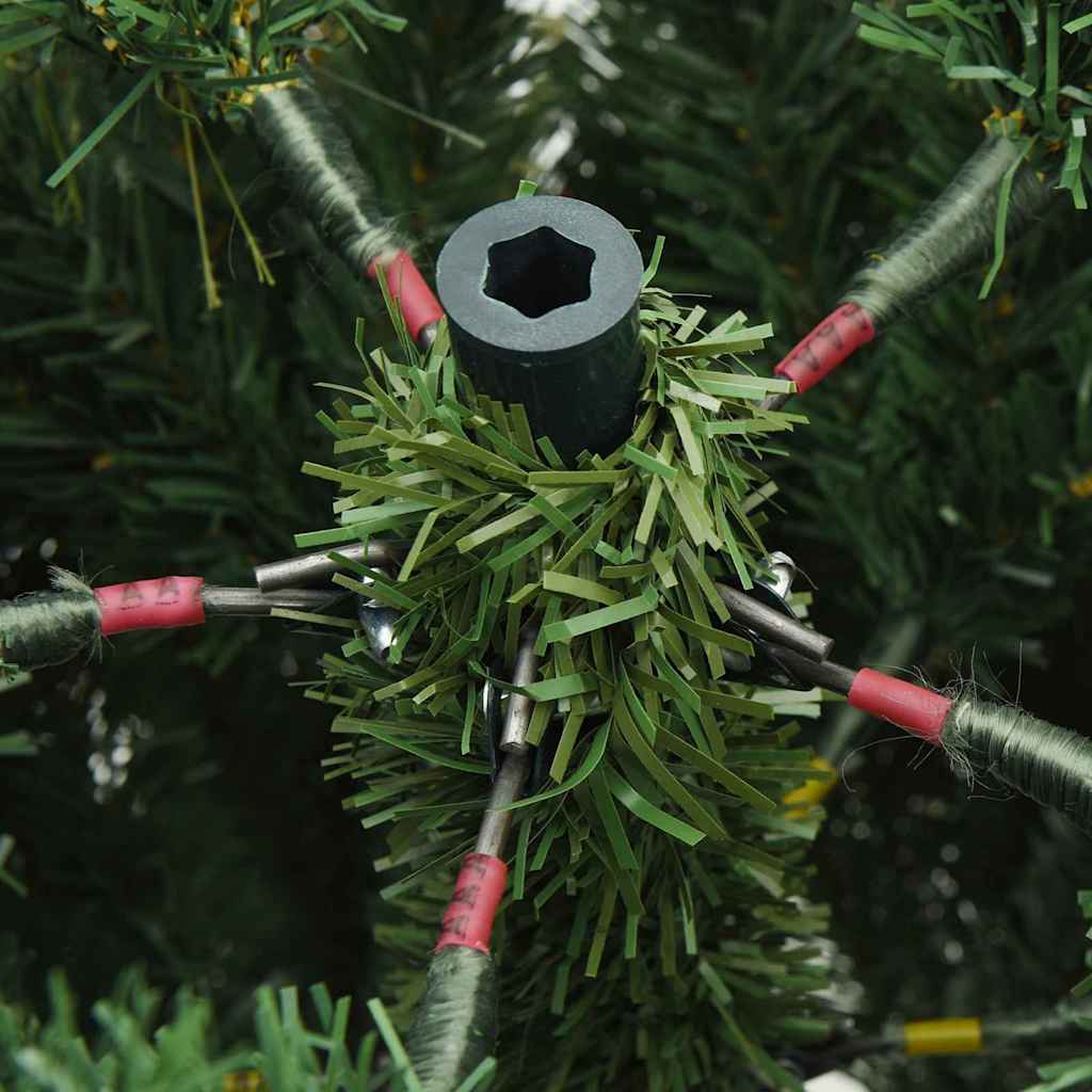Kunstig Sammensatt Juletre Grønn 240 Cm Pvc, Pe Og Stål