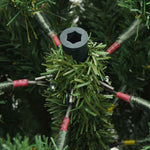 Kunstig Sammensatt Juletre Grønn 240 Cm Pvc, Pe Og Stål