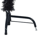 Kunstig Forhåndsopplyst Juletre Med 150 Led Svart 150 Cm Pvc