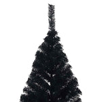Kunstig Forhåndsopplyst Juletre Med 300 Led Svart 210 Cm Pvc