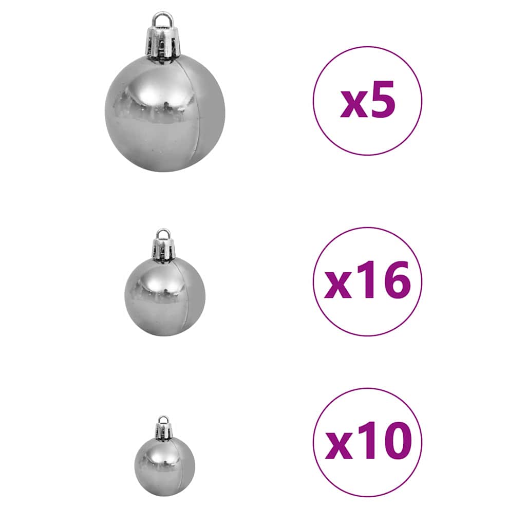 Hjørne Kunstig Jul Tre Med 300 Led Grønn 240 Cm Pvc Og Metall