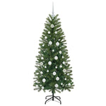 Kunstig Juletre Med 150 Led Med Stativ Grønn 150 Cm Pe Og Pvc