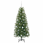 Kunstig Juletre Med 150 Led Med Stativ Grønn 150 Cm Pe Og Pvc